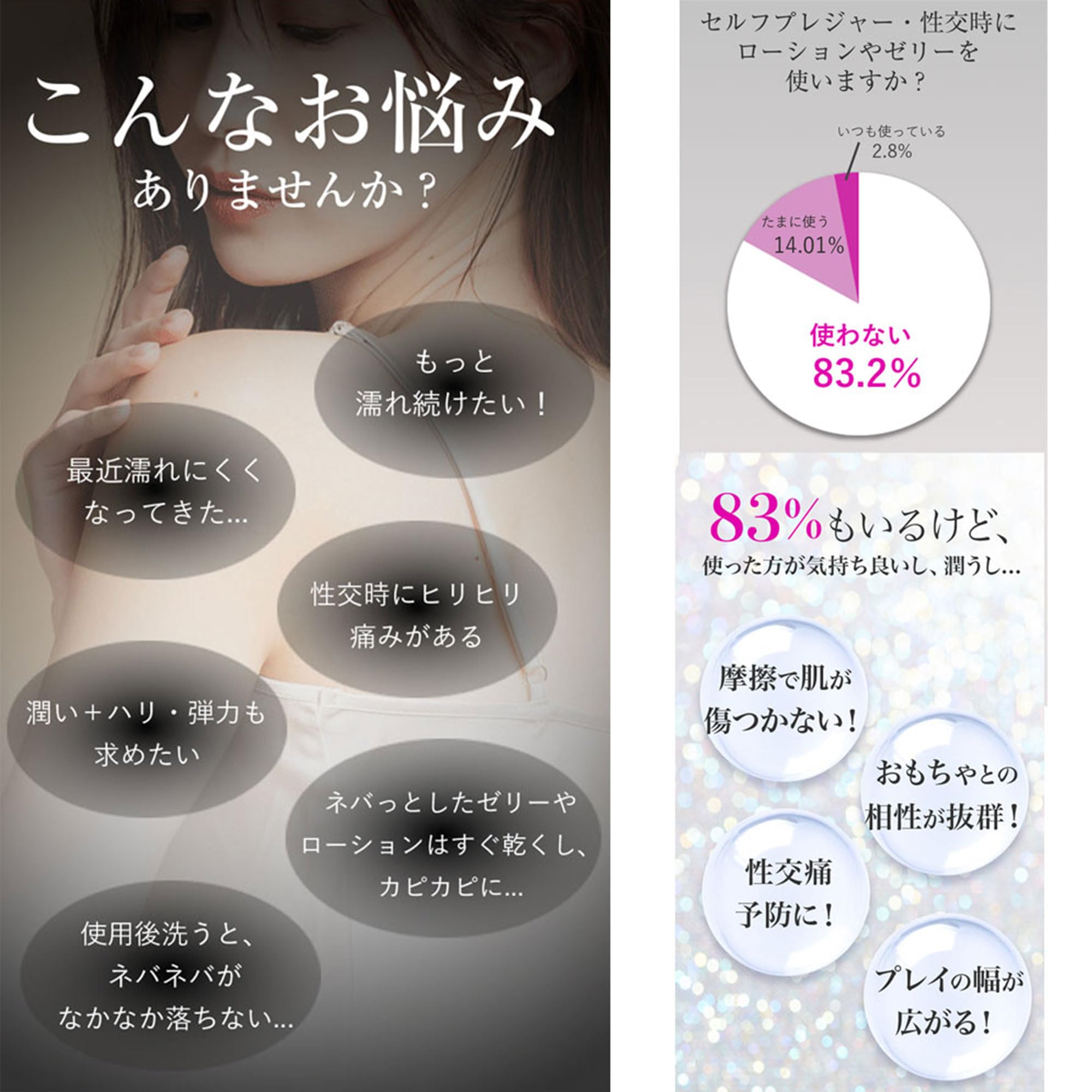 Amazon | まるで愛液！新感覚！濡れっぱなし温感媚液ローション