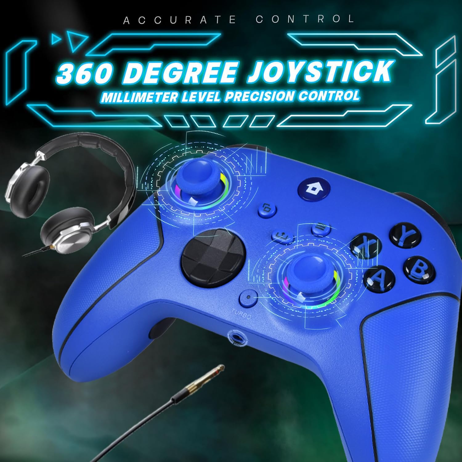 Lampelc Manette Xbox One, manette sans fil Xbox Series X & S/Xbox One/Elite/Windows 7/8/10