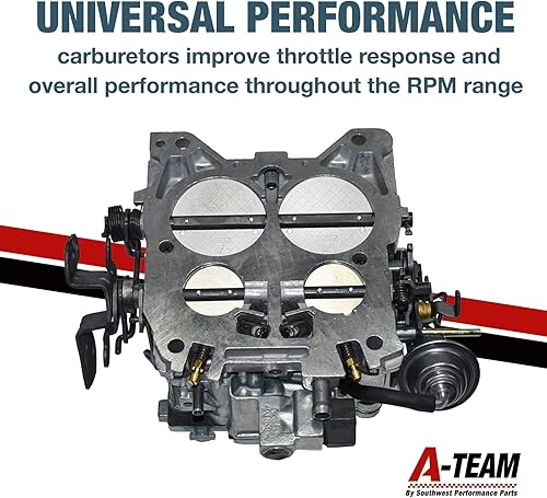 Miniatura 6 de A-Team Performance Rochester Quadrajet Carburador 750 CFM 4MV M4MC - Kit de 4 barriles EGR - Compatible con Chevrolet 1966-1973 y Pontiac Trans Am
