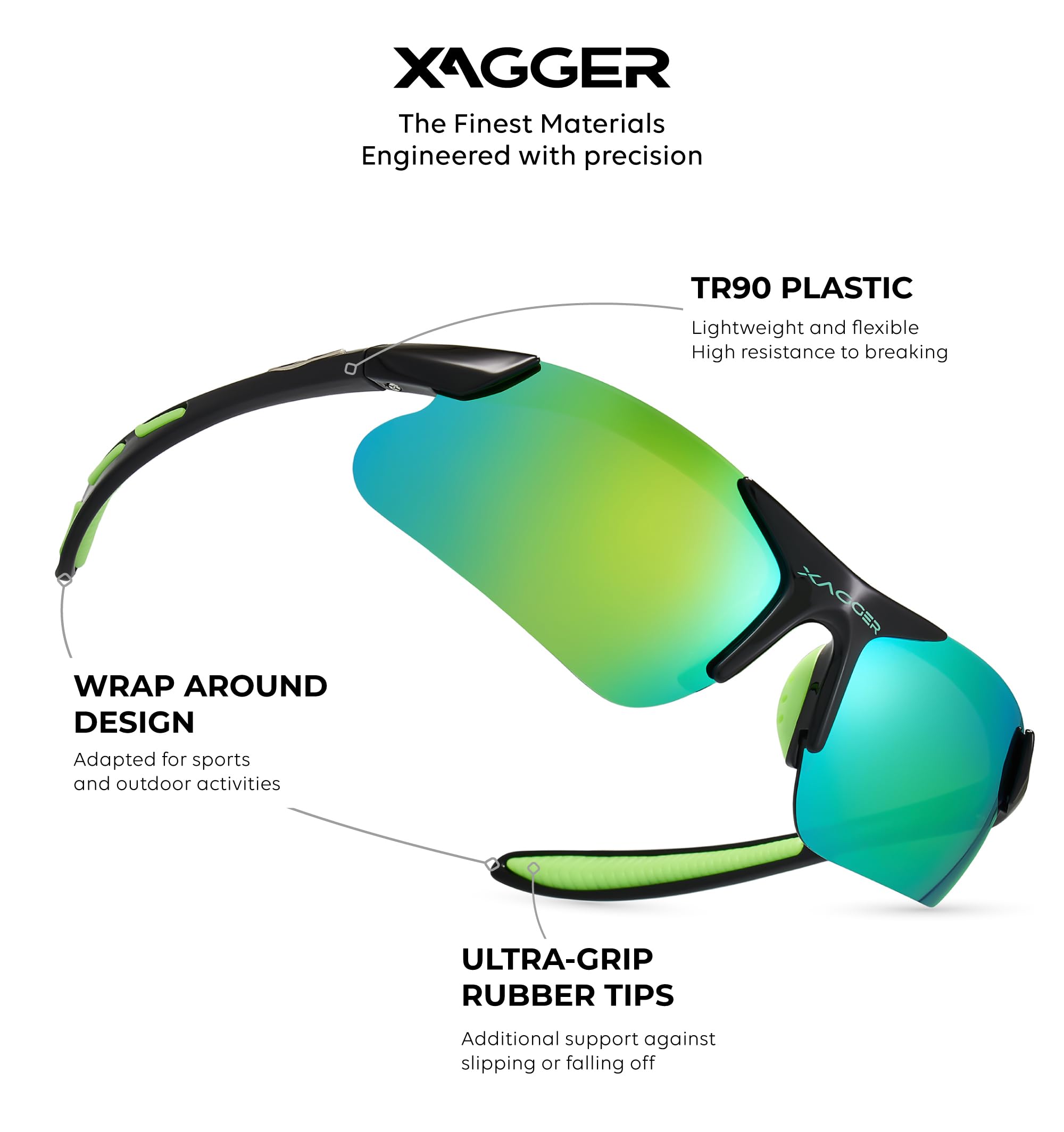 Kids Youth Polarized Sports Sunglasses For Boys Girls