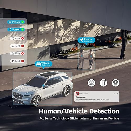 Miniatura 4 de RICHSECU DS-2CD2387G2-LU 0.110 in 4K HIK 8MP Cámara colorida AI PoE Cámara IP Cámara Torreta al aire libre Cámara de seguridad, detección de