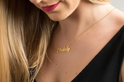 Amazon.com: Custom Name Necklace 