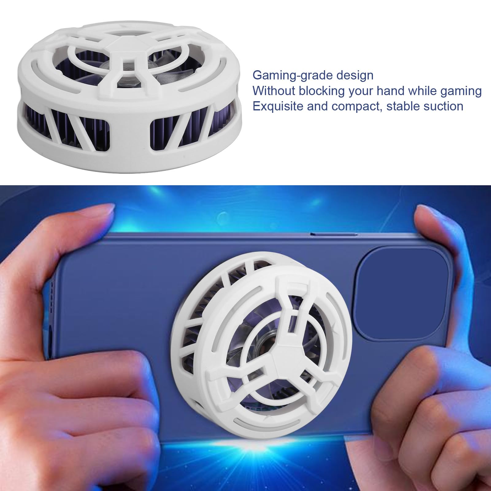 Ventilatore Raffreddamento Tablet Raffreddatore Magnetico Per Tablet - Ventola Con Luci E Display Temperatura - 3 Livelli Refrigerazione Per IPad, Steam Deck, Switch Raffreddamento Tablet Gaming