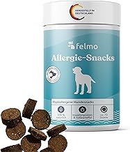 Felmo Allergie-Snacks für Hunde (180g) – Für Hunde mit Allergien und Unverträglichkeiten – Besonders schmackhaft und gesund Ohne künstliche Zusatzstoffe und Aromen