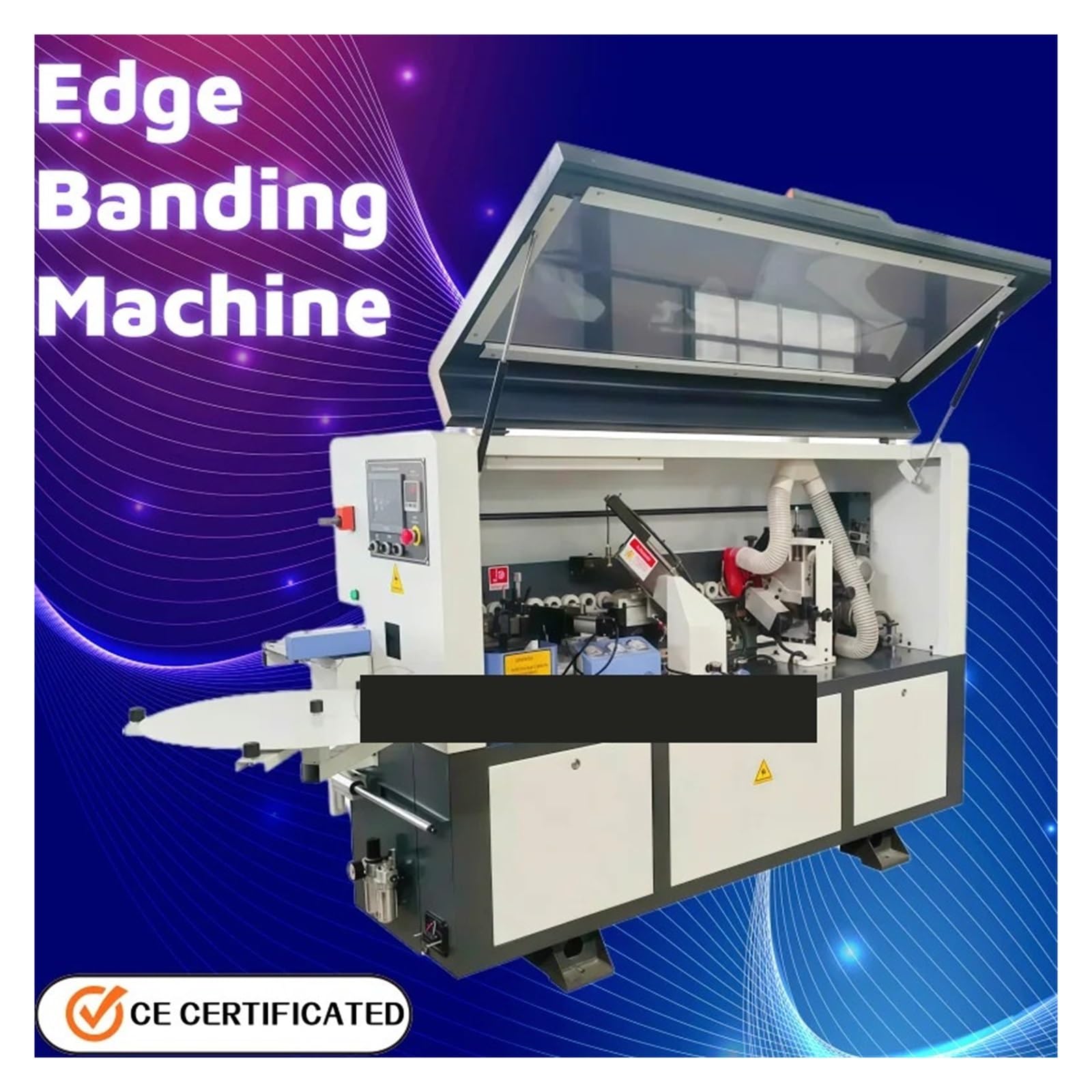 Máquina Automática De Encolado Cantos For Carpintería, PVC, MDF, Madera Contrachapada, Prefresado, Encoladora Bordes, Fábrica Alta Precisión Sellado RáPido De Bordes