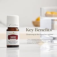 Vista 3 de Aceite esencial Vitality Thieves de Young Living – vigoriza tus sentidos con esta mezcla de aceites premium – Botella de 0.17 onzas líquidas