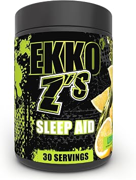 Ekkovision Ekko ZS Sleep Aid Formula, Lemonade, 30 Servings | Sleep Support Powder with Magnesium Bisglycinate, Zinc, GABA, L Theanine, Adaptogens, Relaxation Support for Men & Women