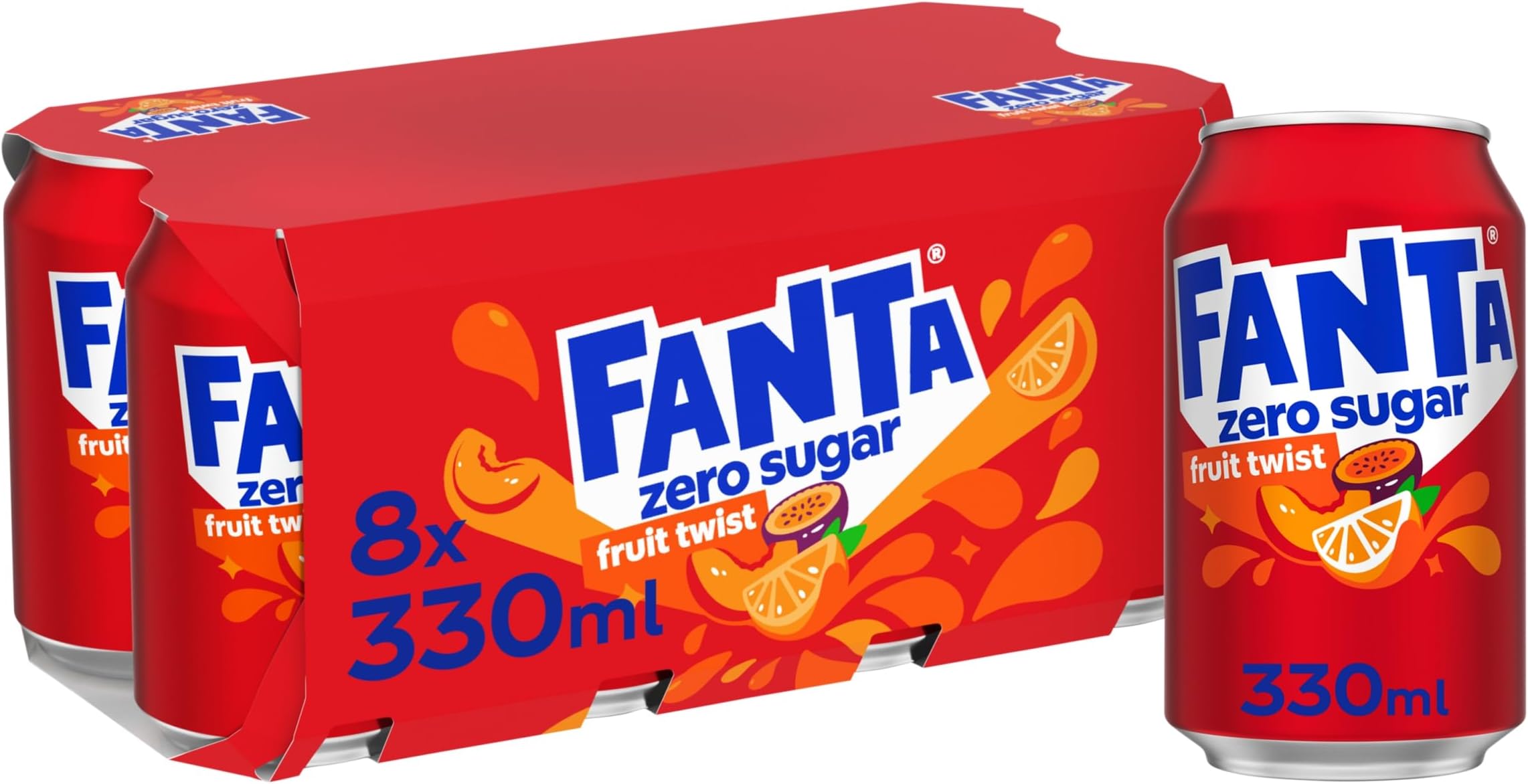 Fruit Twist Zero 8 x 330ml Cans
