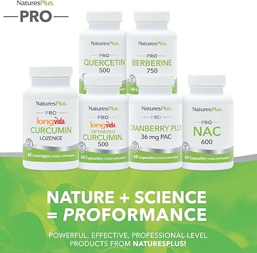 NaturesPlus PRO Cranberry Plus - High Strength Cranberry Supplement, Fruit & Extract, 36 mg PAC - Vegan, Gluten Free, GMO Free - 60 Capsules
