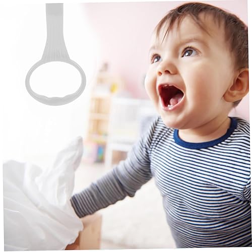 Miniatura 5 de ABOOFAN 1 par de anillos de dominadas para bebés, anillos para bebés, corralito de juego, anillos colgantes para cuna, anillos de tracción para