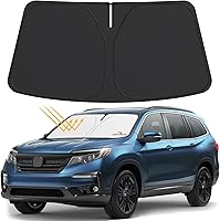 Vista 10 de Parabrisas de coche con protector solar - Motomate personalizado para GMC Sierra 1500 2500 3500, 2023 2022 2021 2020 2019