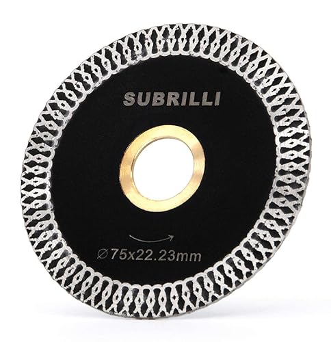 Miniatura 2 de Hoja de sierra de diamante de 3 pulgadas para corte de cerámica de mármol de granito de azulejos de porcelana (cenador 58)