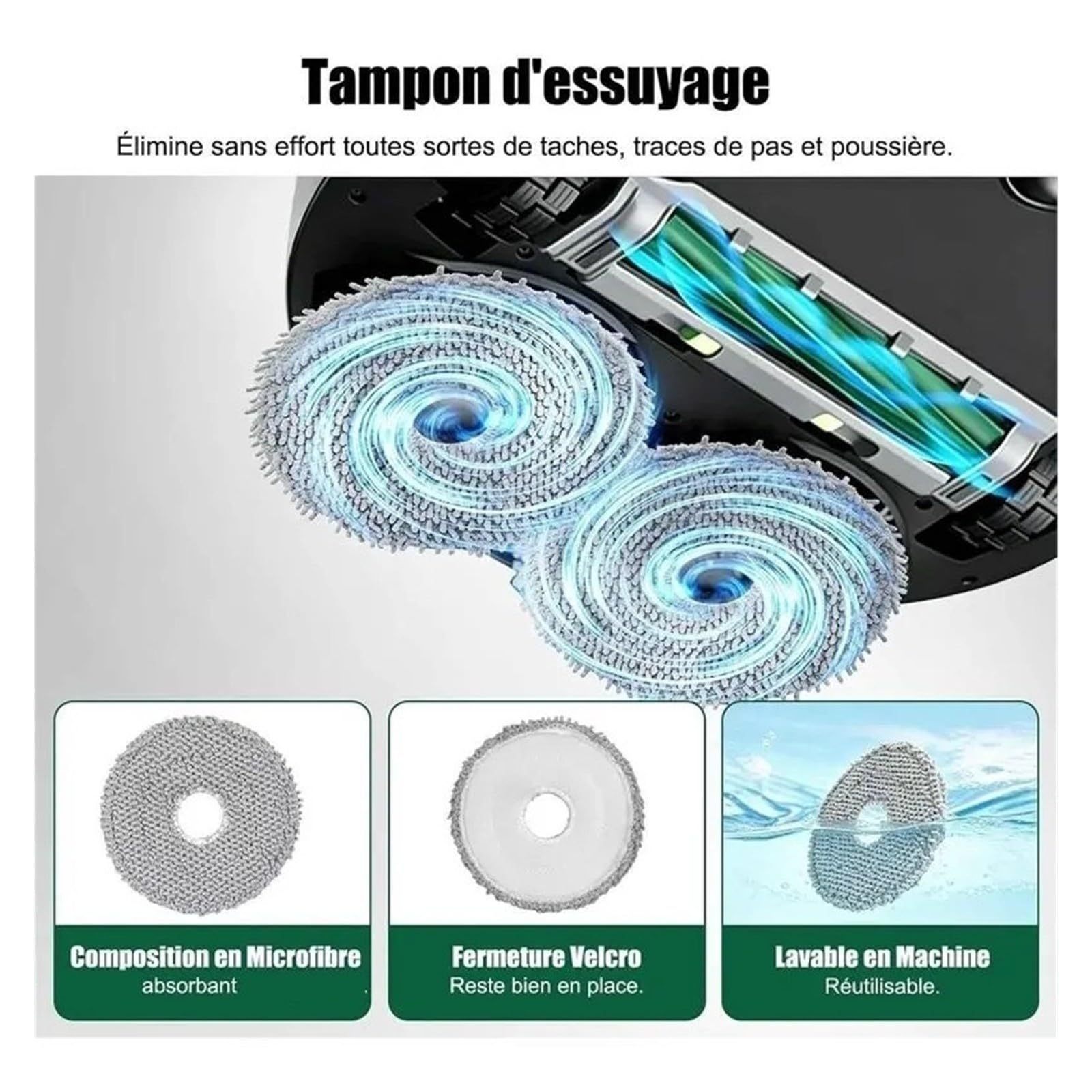 Kit Accesorios Robot Combo Compatible con Roomba