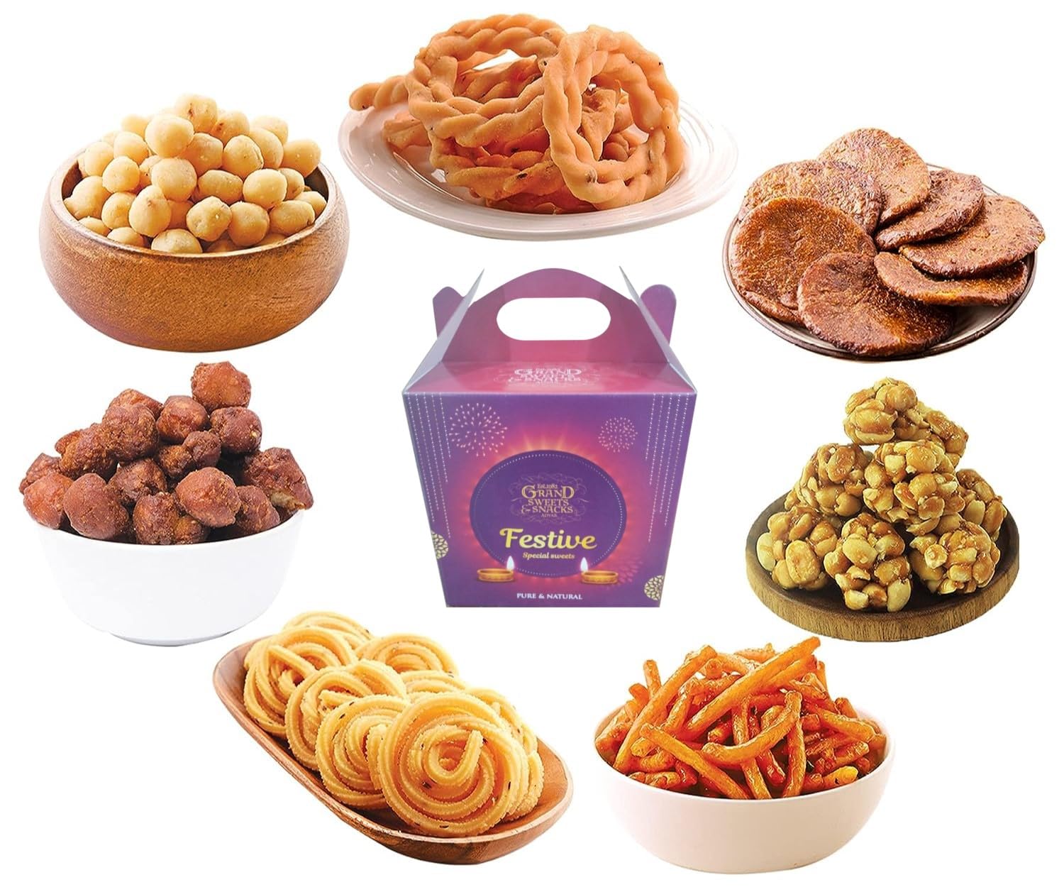 Buy The Grand Sweets & Snacks Janmashtami Sweets & Savories Combo