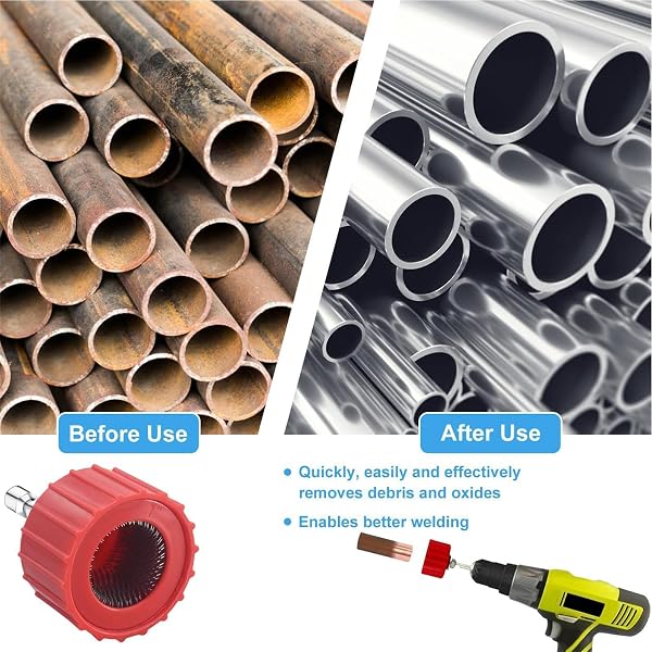 Effective Pipe Cleaning Tools, Flexible Pipe Cleaning Solution, Home Improvement Pipe Cleaner, Professional Pipe Cleaning Kit, Pipe Brush Set, Pipe Cleaning Tools, Power Drill Pipe C - 4
