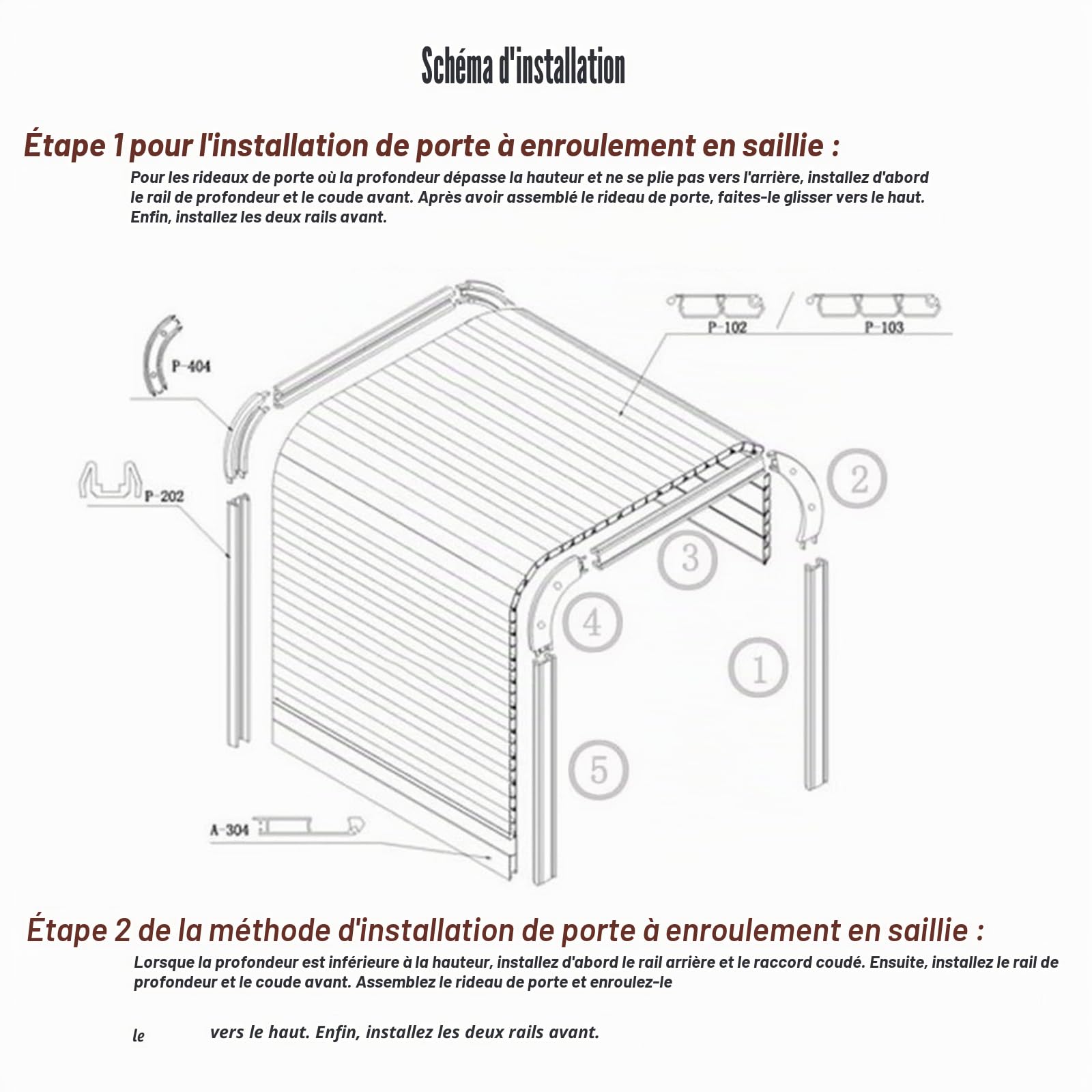 Porte AccordéOn Interieur 40 50 60 70 80 90 cm de large Petit meuble à roulettes Portes pliantes, placard pliant Écran à porte tambour avec poignée pour cuisine de camping-car(55x65cm (21.7x25.6"))