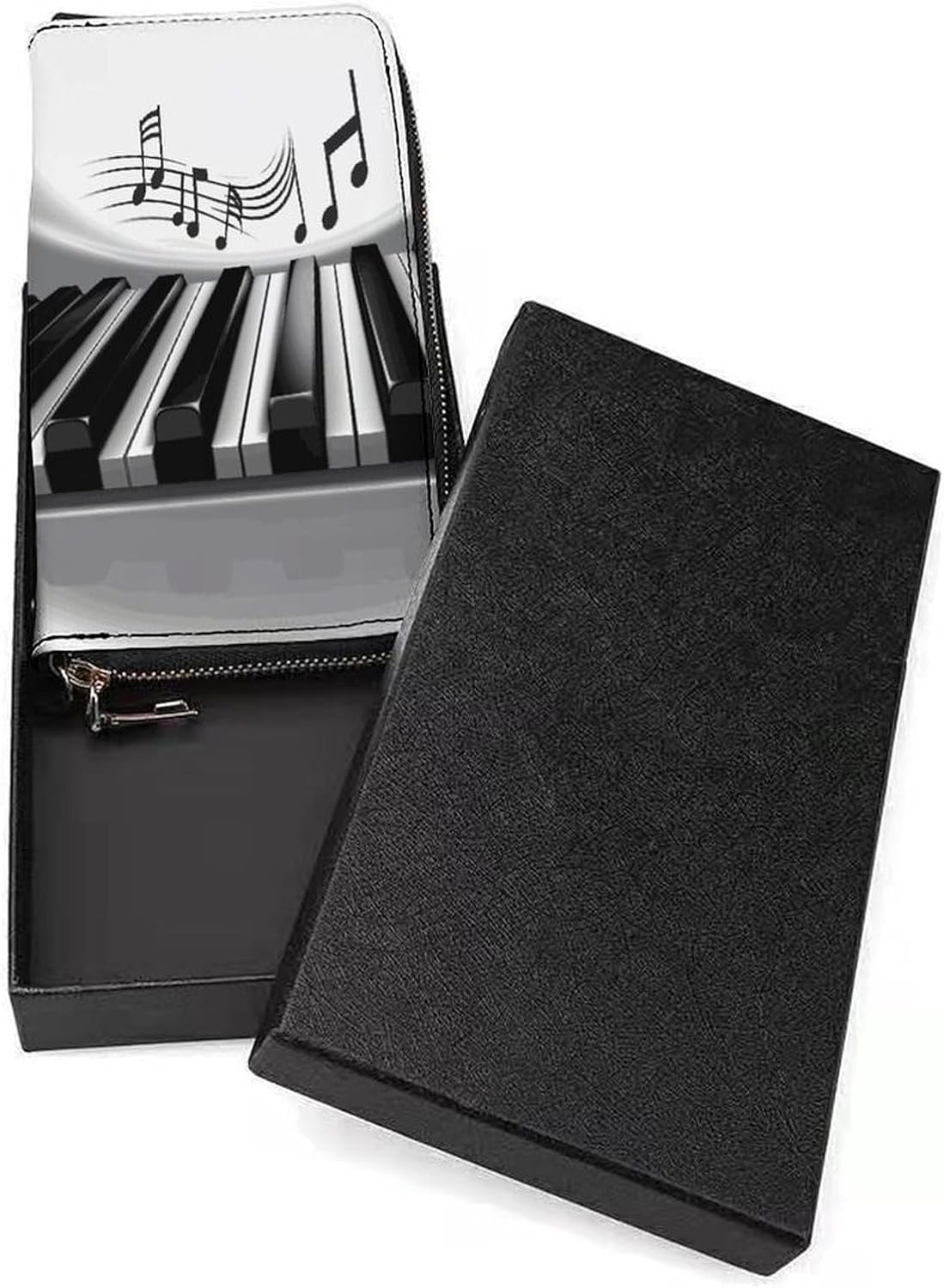Piano Music Symbol Long Wallet Money Bags image 3