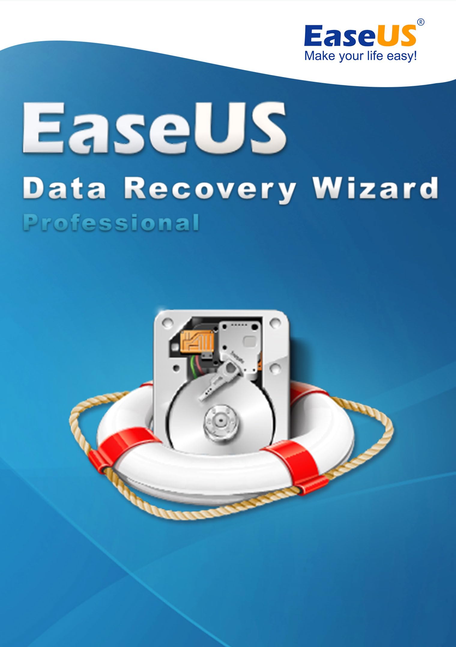 EaseUS Data Recovery Wizard PRO WIN-Lifetime Lizenz (Product Keycard ohne Datenträger)