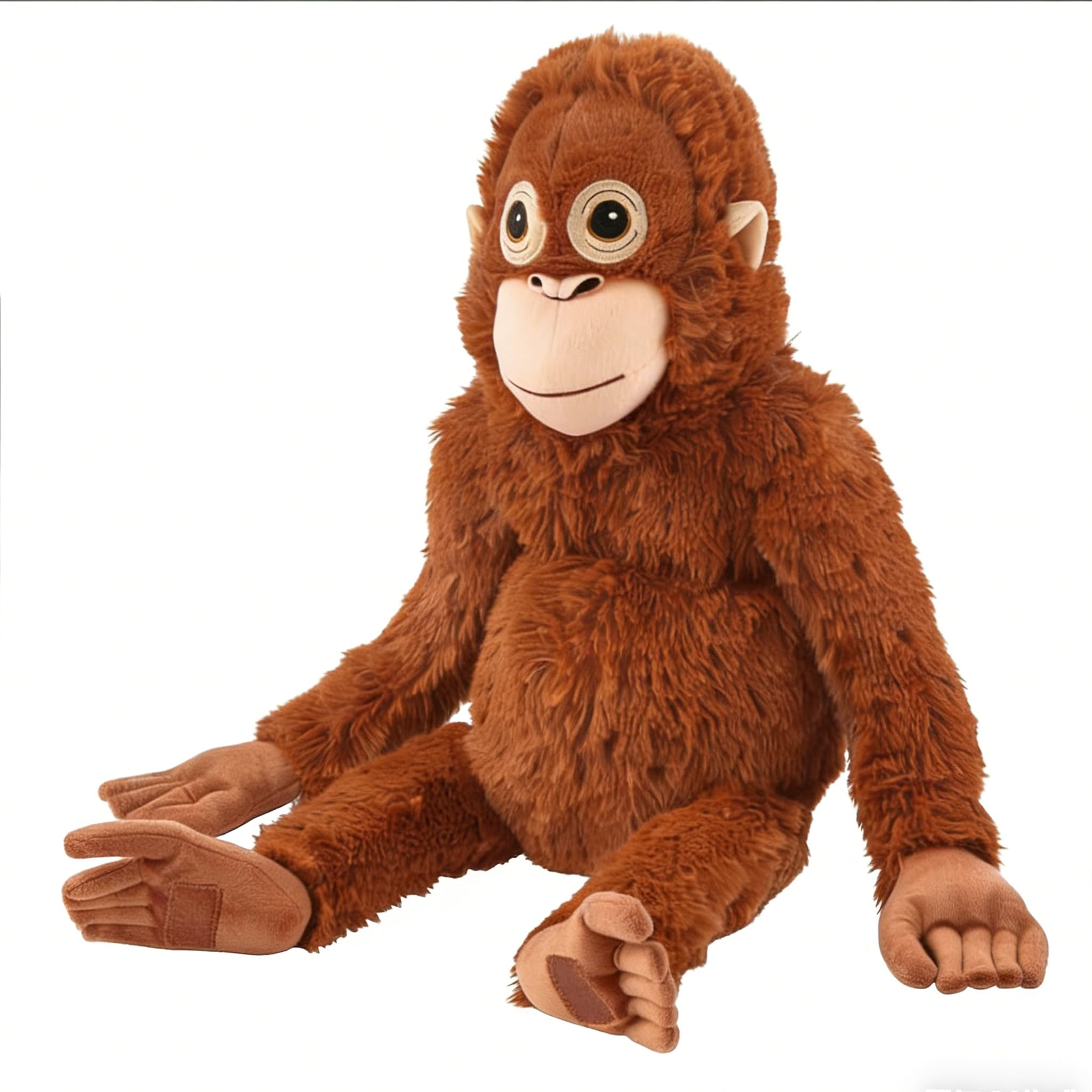 Genérico Mono Peluche Naranja 90 Cm,Mono De Peluche con Correas De En Manos Y Pies. para DecoracióN Infantil, HabitacióN De NiñA, Cama, CojíN Y Accesorio FotográFico del Hogar (90CM) — view 10