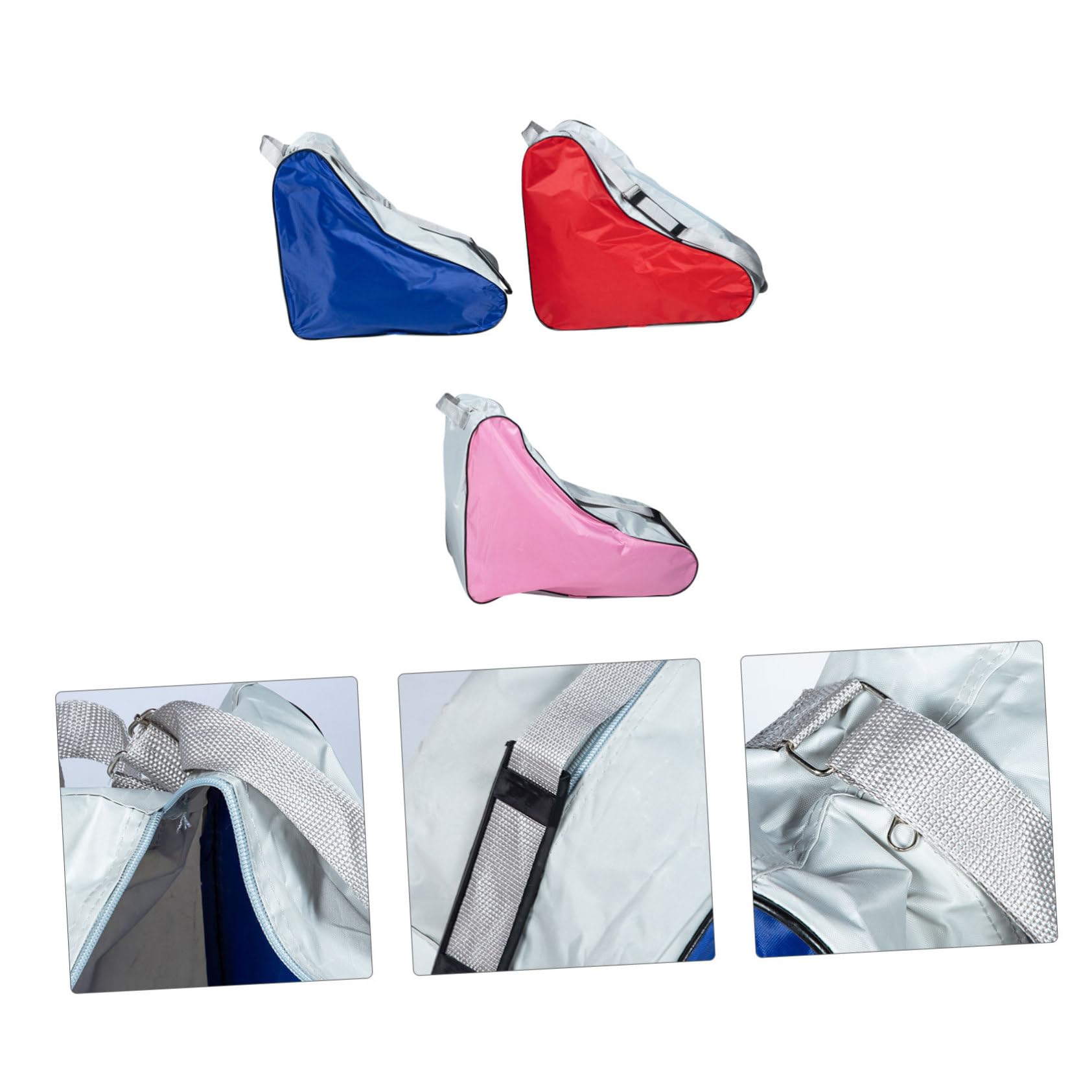 3 Stück Schlittschuhtasche Rollschuh Organizer aus Polyester für Draußen