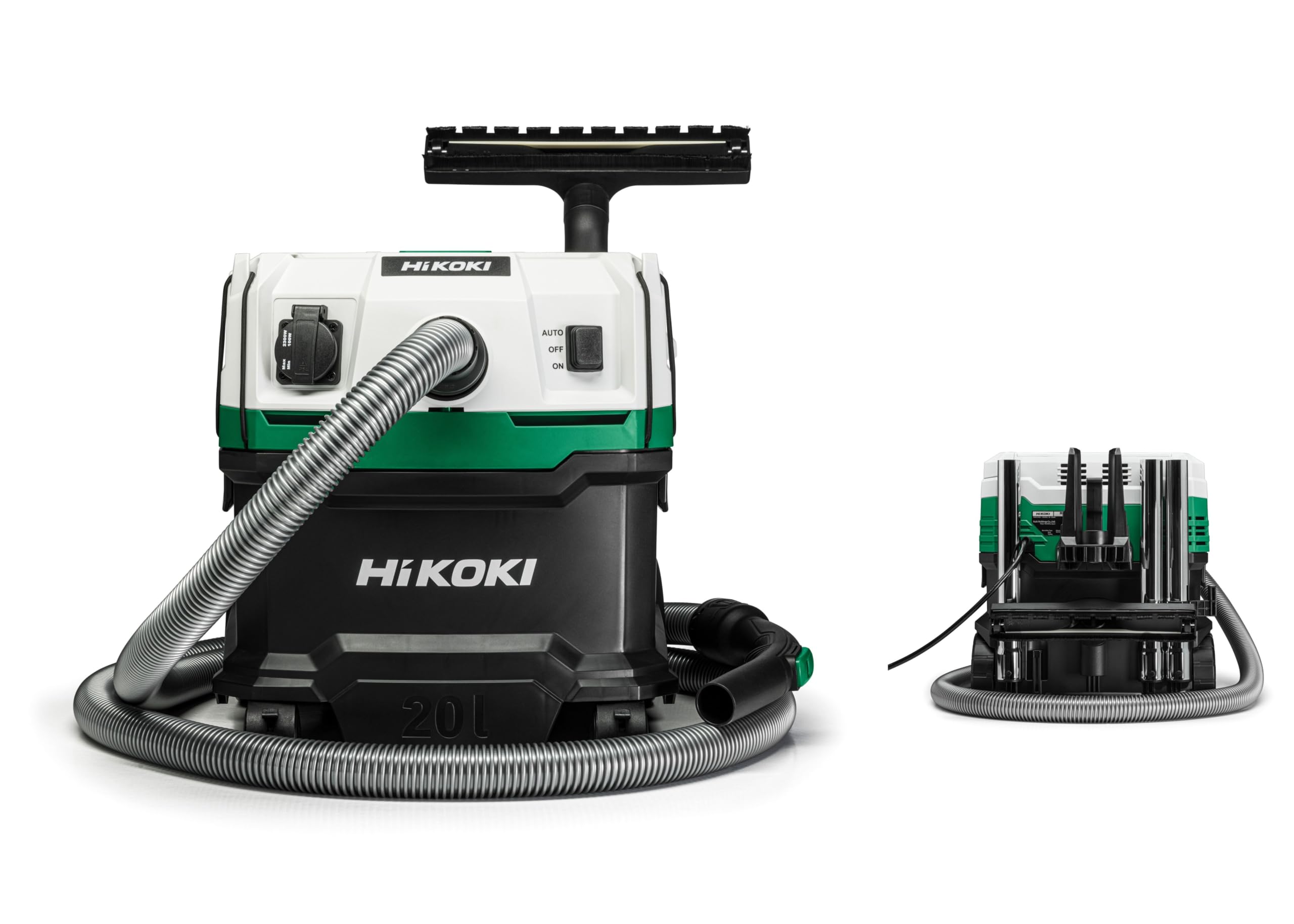 Hikoki RP200YLWAZ - Aspirapolvere a umido e secco, multicolore, 1200 W, 20 litri