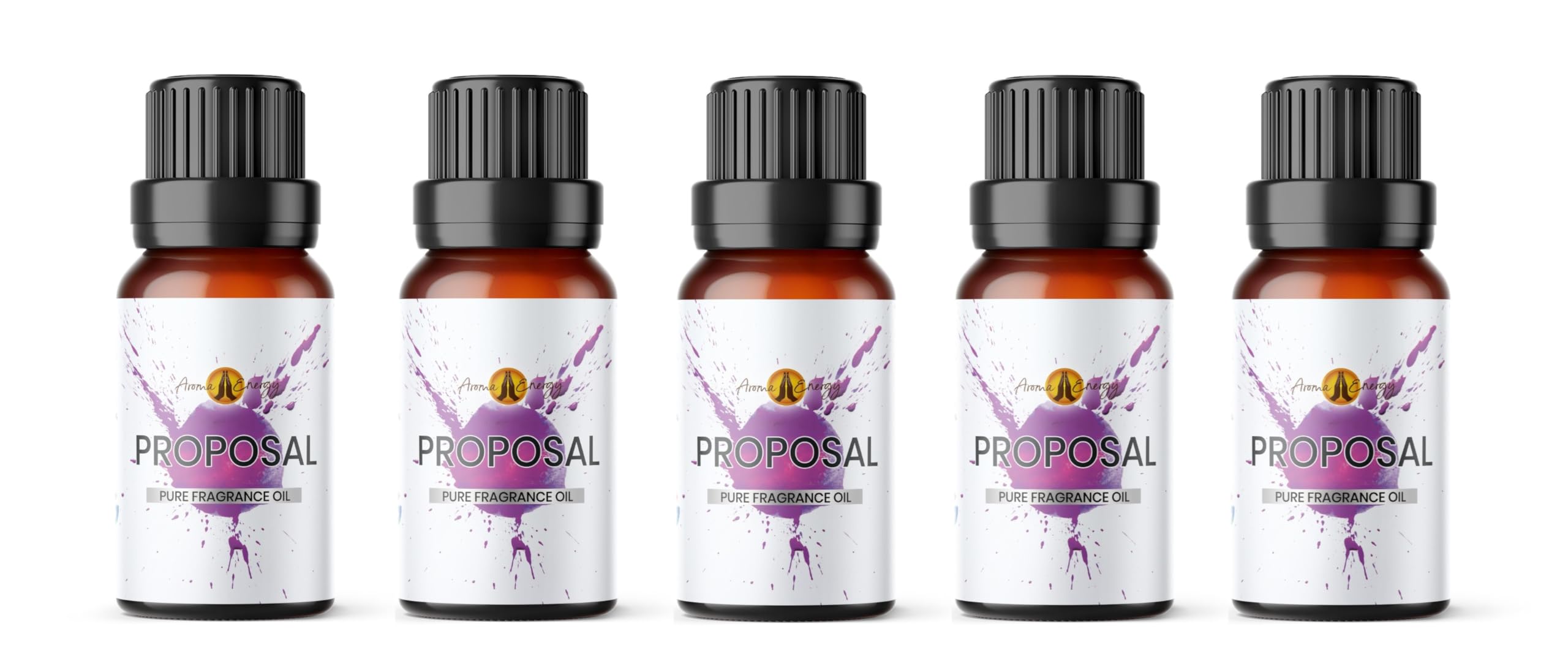 Proposal Inspired Fragrance Oil 50ml (5x10ml) | Diffuser Oil for Home, Burner, Soap & Candle Making, Perfume Fragrance, Wax Melts, Car, Scented Aromatherapy Gift | Made in UK