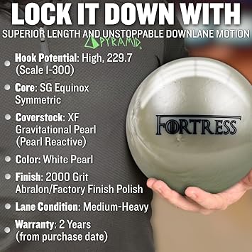 Pyramid Fortress Bowling Ball