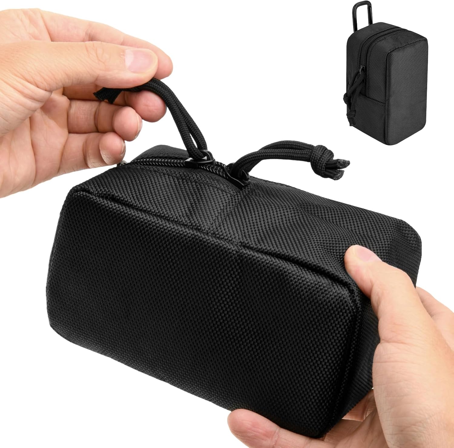 Monocular Telescope Case | Portable Carrying Case - Shockproof Travel Pouch with Clip for Bird Watching Camping Hiking Wildlife Observation Mountain Climbing Outdoor Fishing Travel Activities