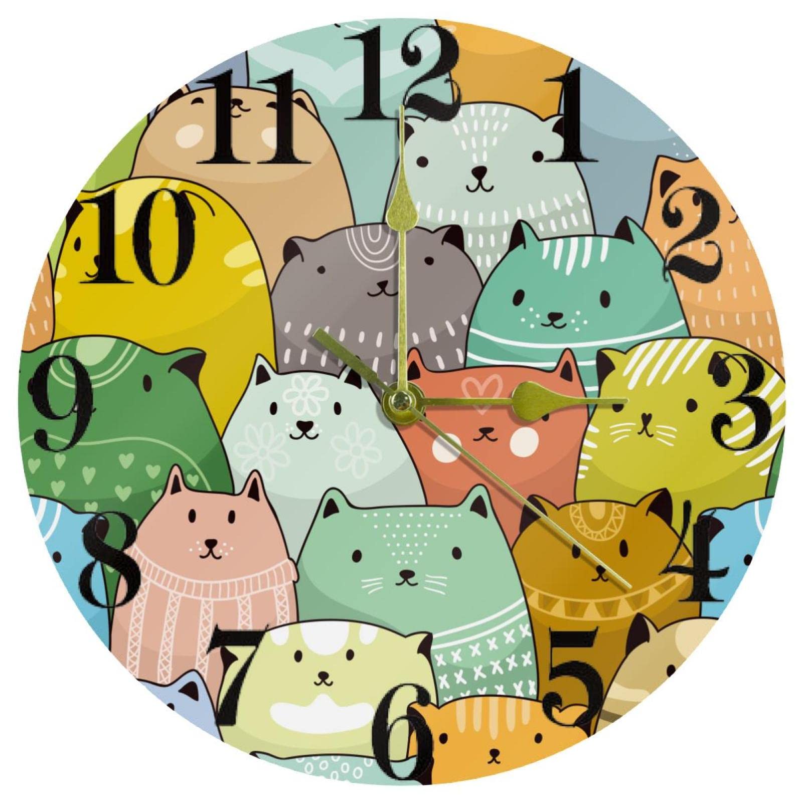 Horloge murale sans tic-tac pour retrouver le sommeil et la concentration