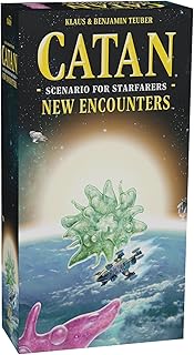 CATAN Starfarers New Encounters Scenario Expansion - Build Your Legacy in Space! Strategy Game for Kids and Adults, Ages 14+, 3-4 Players, 120-150 Minute Playtime, Made by CATAN Studio