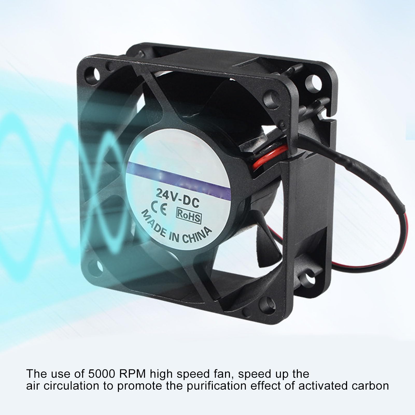 Cocoarm Drukarka 3D Filtr Powietrza do LCD DLP Ender 3, 5000 RPM (Air