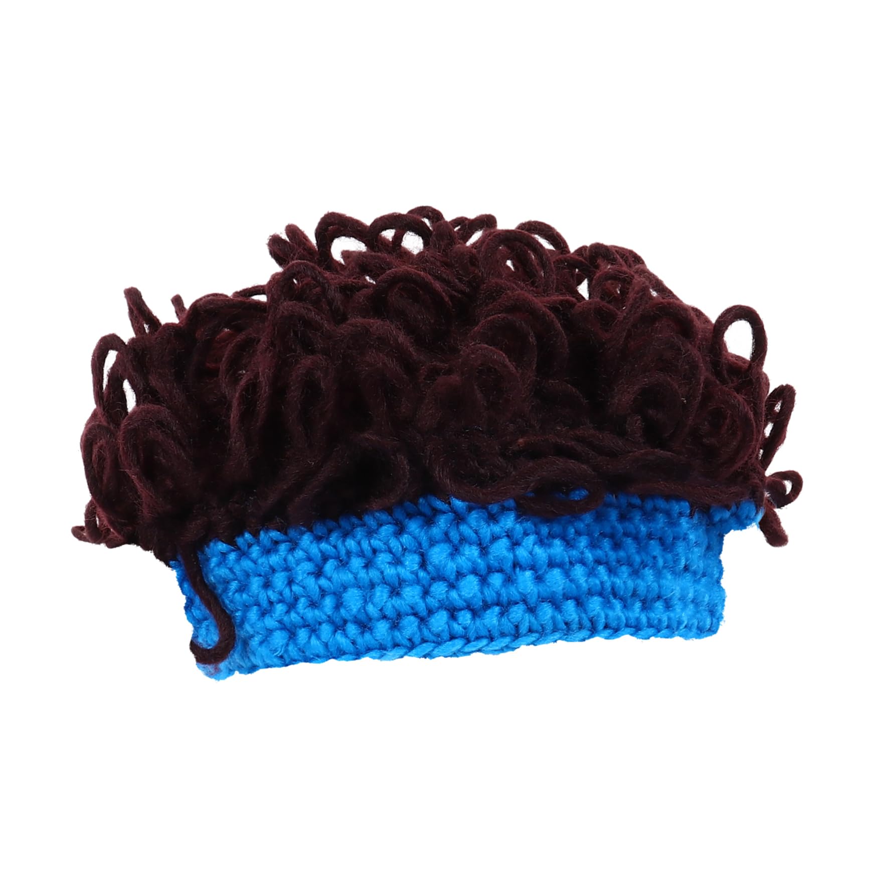 BESPORTBLE Boys and Girls Wig Hat Winter Knitted Baby Clothing Handmade Wig Cap for Photography Sessions