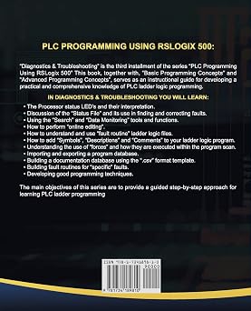 PLC Programming Using RSLogix 500: Diagnostics & Troubleshooting
