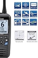 Vista 3 de Icom Transceptor marino M94D 21 USA VHF con DSC y receptor AIS