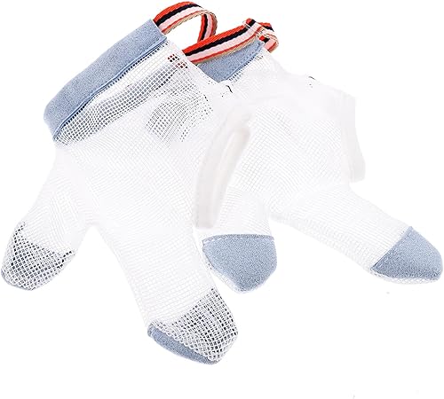 Miniatura 8 de STOBOK Deja de chupar el pulgar, 1 par de guantes anticomer para bebés, antiarañazos, transpirable, protector de pulgar para chupar el pulgar para