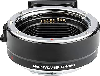 Lens Mount Adapter EF-EOS R Auto-Focus Electronic Converter Compatible with Canon EF/EF-S Lens to EOS RP R R5 R6 Camera