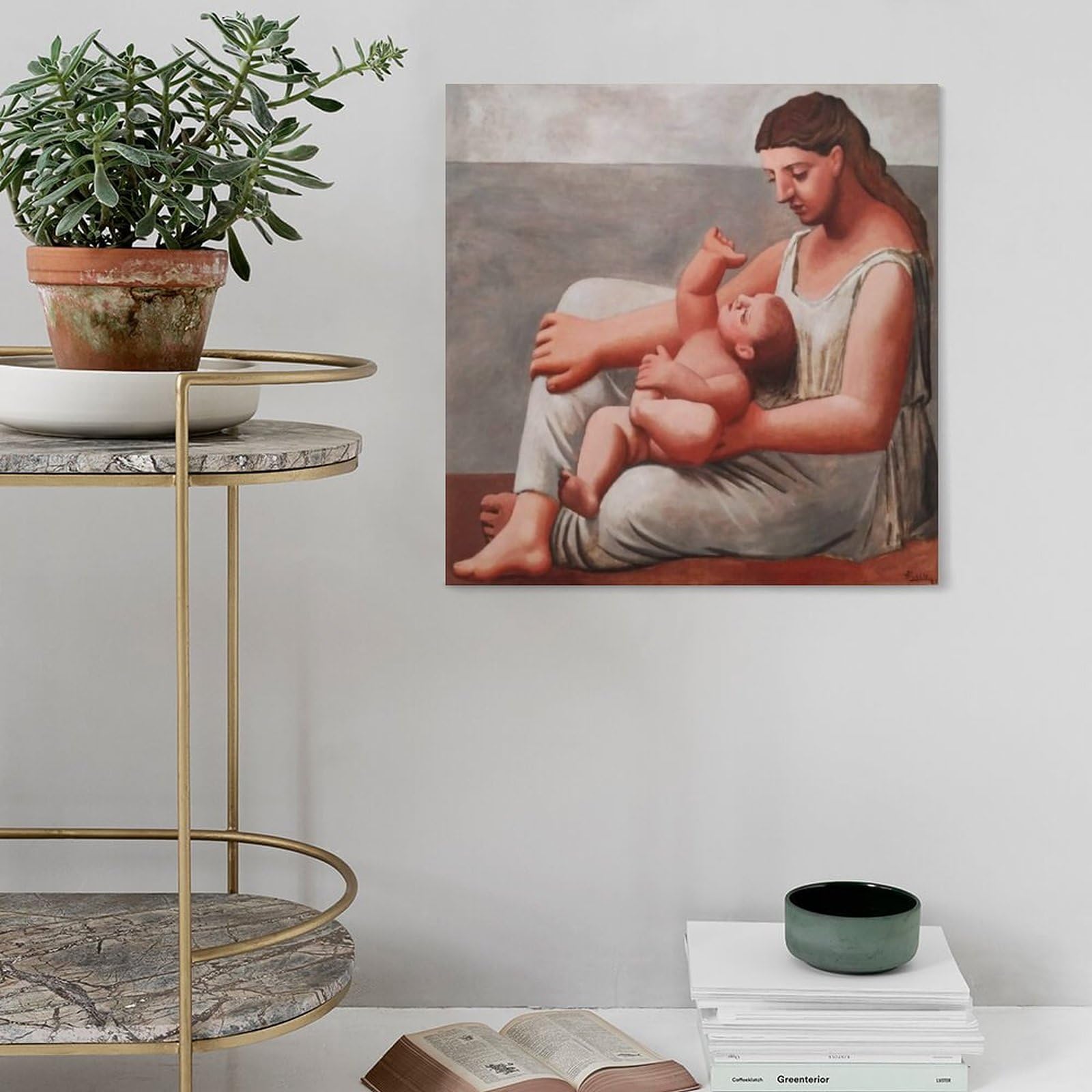 パブロ・ピカソ（Pablo Picasso）、Mother and Child パブロ ピカソ(PABLO PICASSO)、【母親と子供たち】 パブロ