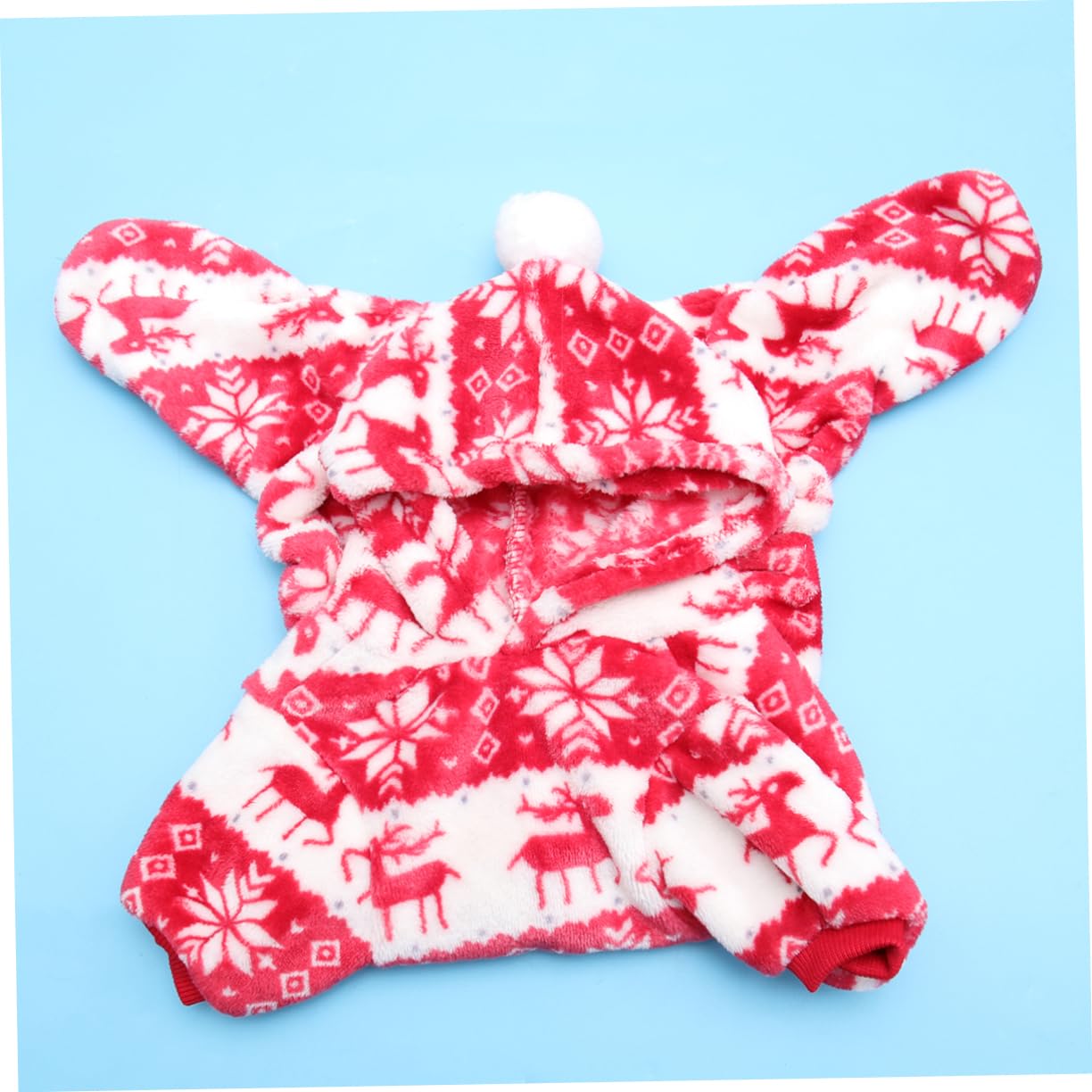HMJGDHX 3 Pezzi Elegante Costume Invernale per Cani Caldo Natale a Quattro Zampe Vestiti per Cani Costume da Festa per Animali Domestici XS