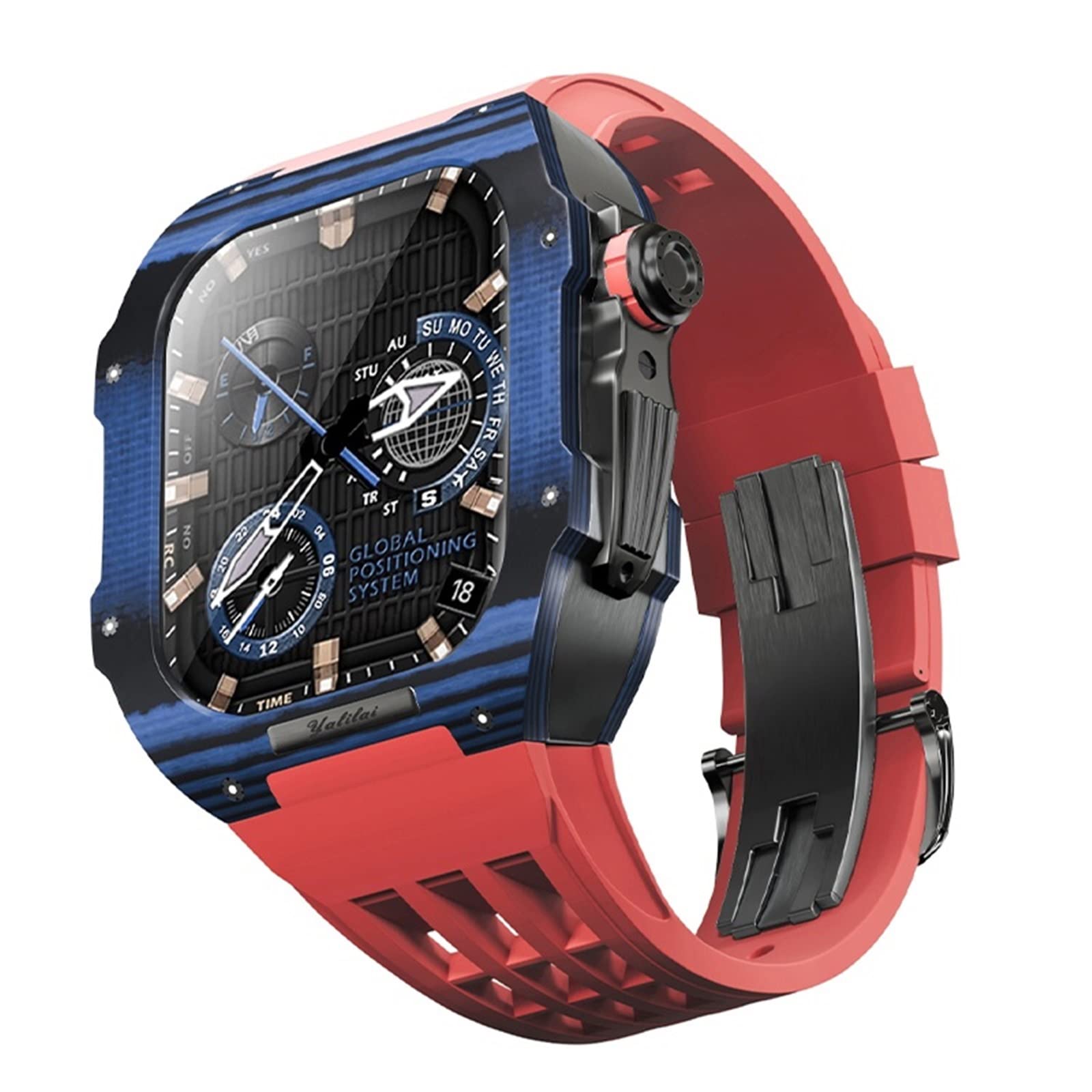 Kit boîtier carbone Apple Watch pour le sport et bureau - 8