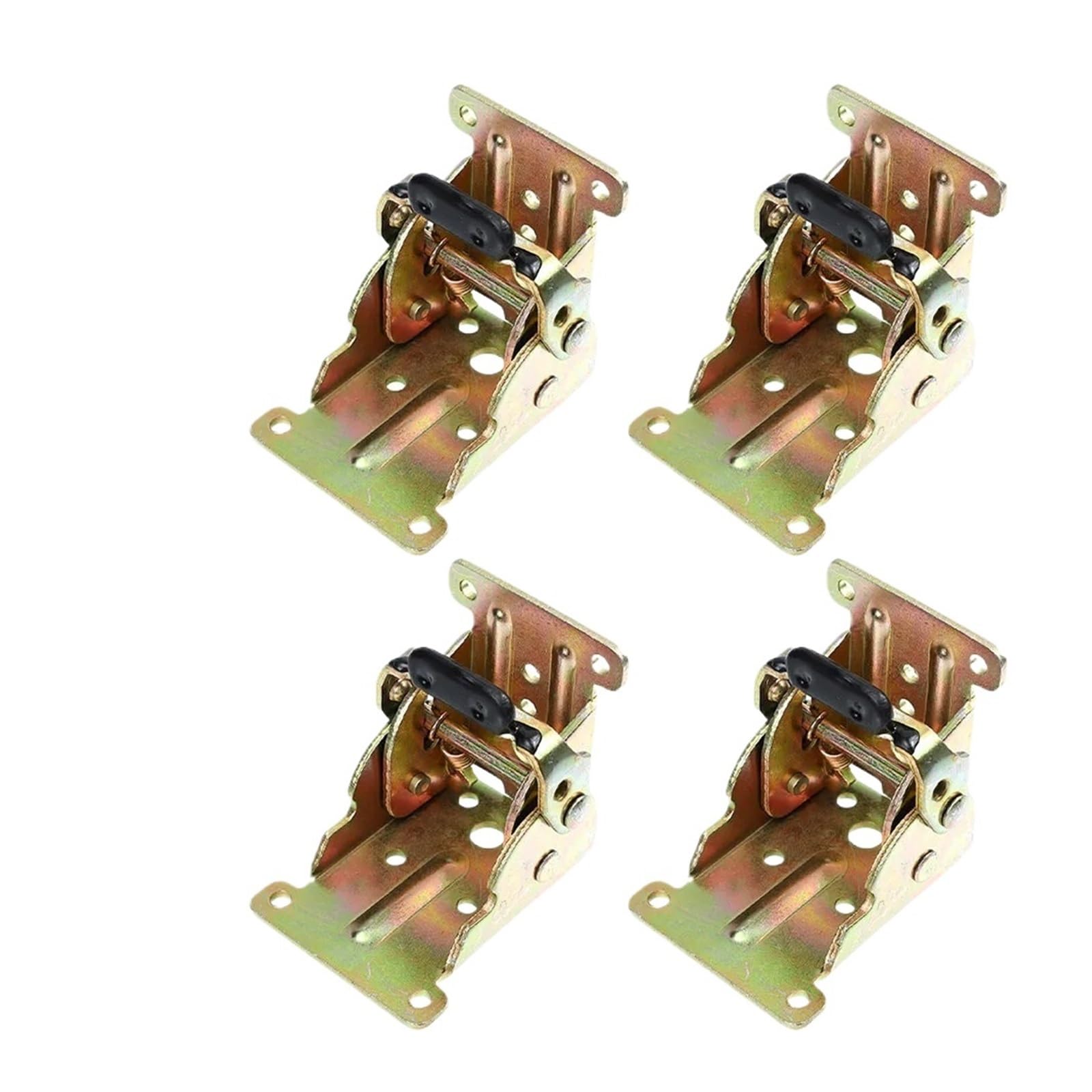 Sensumepb One Color 4Pcs 90 Degree Locking Folding Bracket, Table Leg Hinge For Adjustable Height Desk, Chair, And Foldable Furniture