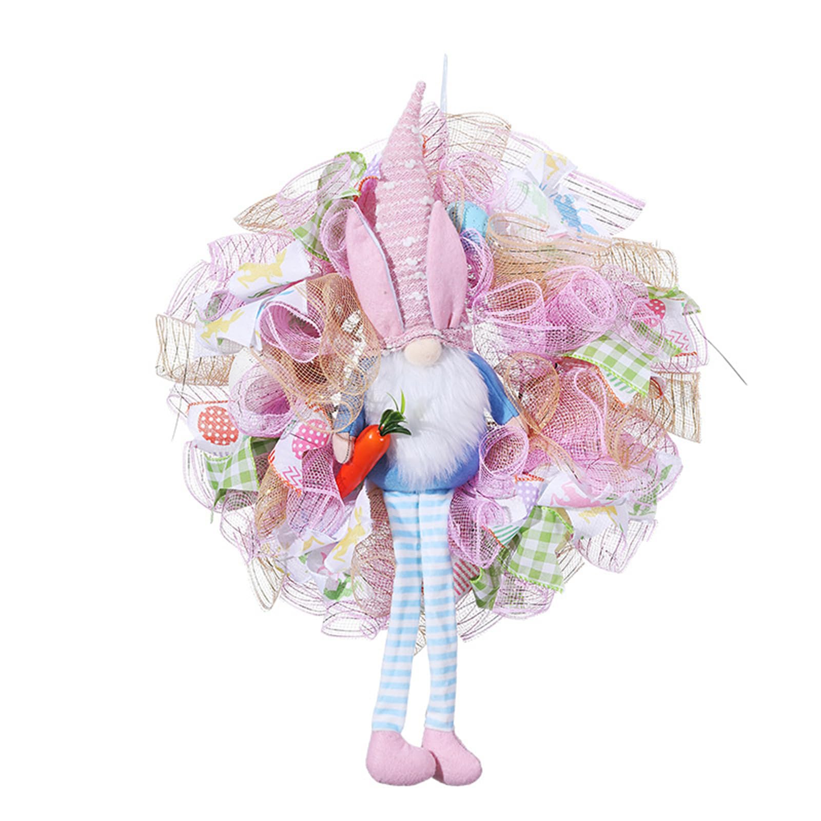 Tsophreniq Wreath Garlands Colorful Charm Pendant Ornament Supplies for Holiday New Year Birthday Party Decor Easter Wreath