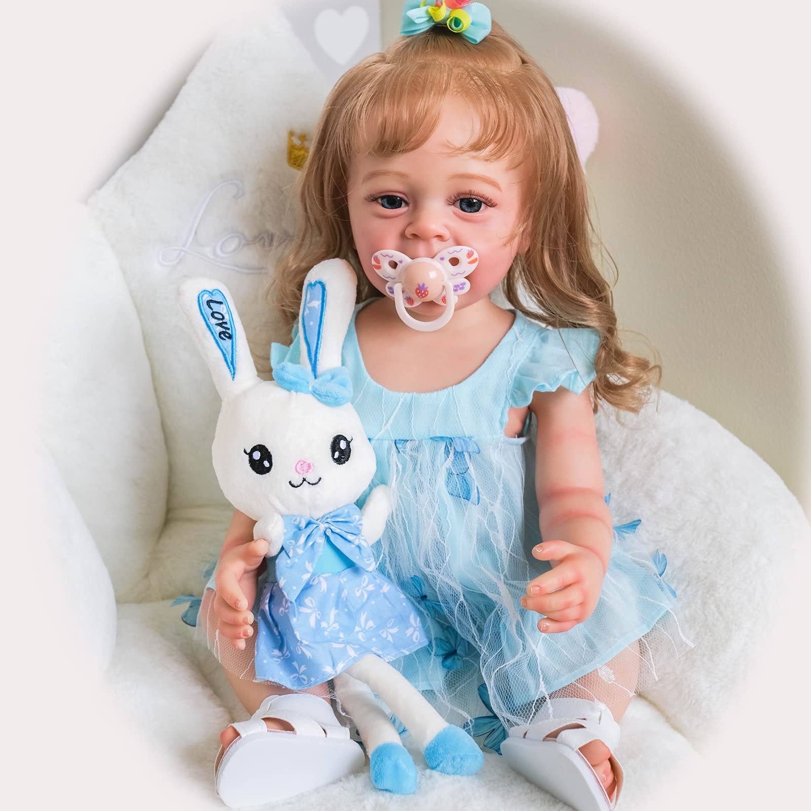 Amazon.co.jp: 55CM22インチフルボディシリコーンリボーンドール幼児