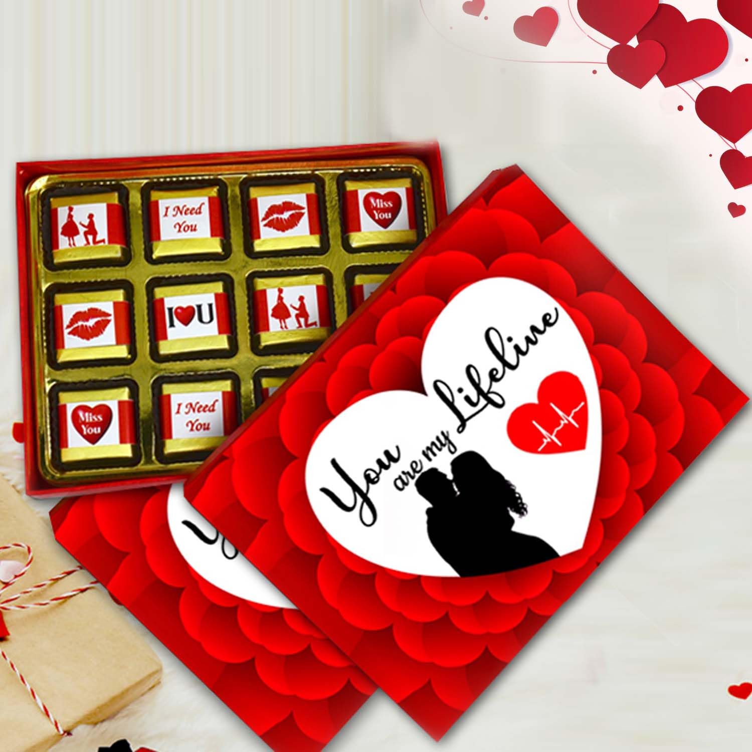Midiron Chocolate Gift Box for Girlfriend, Wife, Boyfriend, Husband, Lovers On Valentine, Birthday, Anniversary and Special Occasion (144 Gm)-image-31