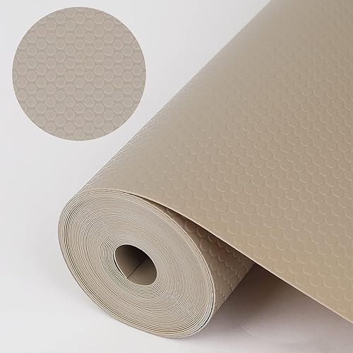 Miniatura 1 de WochiTV Revestimiento de estante para armarios, cajones de 23.6 pulgadas x 20 pies, de plástico EVA no adhesivo, impermeable, tapetes protectores