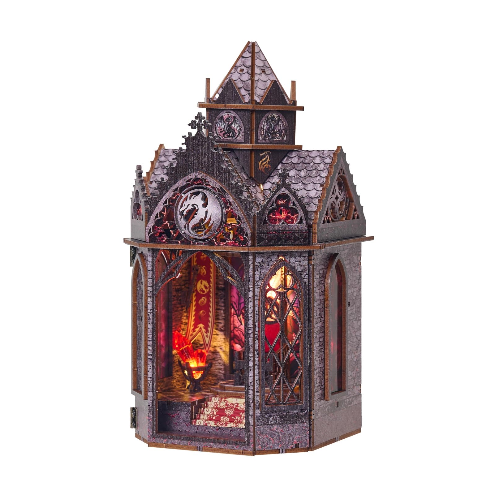 Spire of the Wyrm DIY Fantasy Book Nook Kit