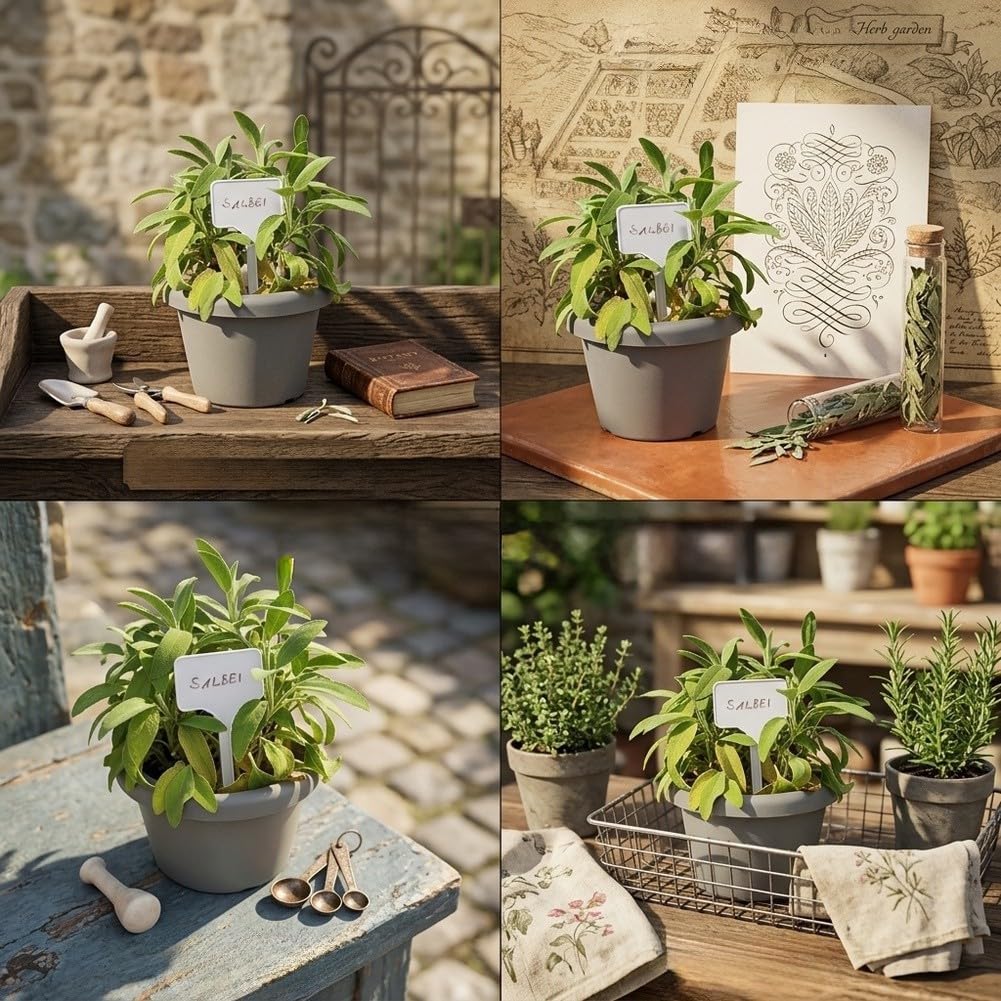 Wasserdichte Pflanzenetiketten, hohe Pflanzenetiketten mit Permanentmarker, 27,9 cm, Kunststoff, Gartenanhänger für Outdoor, Gemüse, Kräuter, Blumen, für Gewächshaus, Kinderzimmer, 50 Stück
