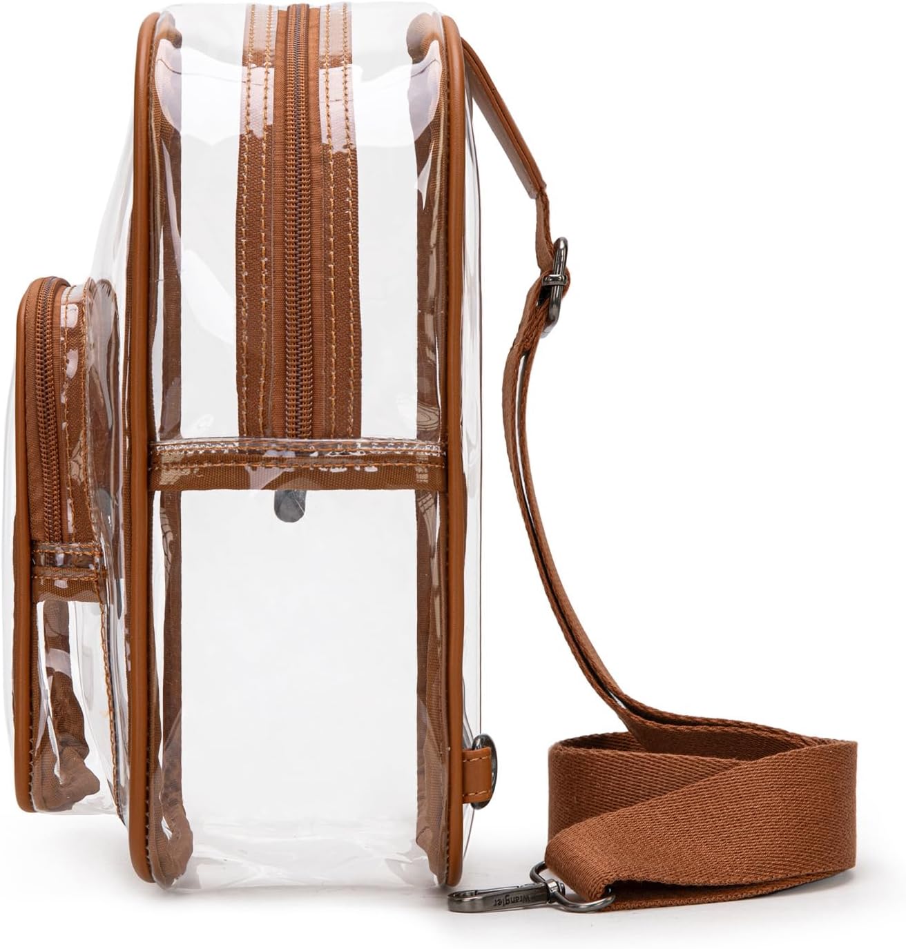 Wrangler Crossbody Clear Sling Bags for Women Stadium Approved Cross Body Purse for Sports Events Concerts