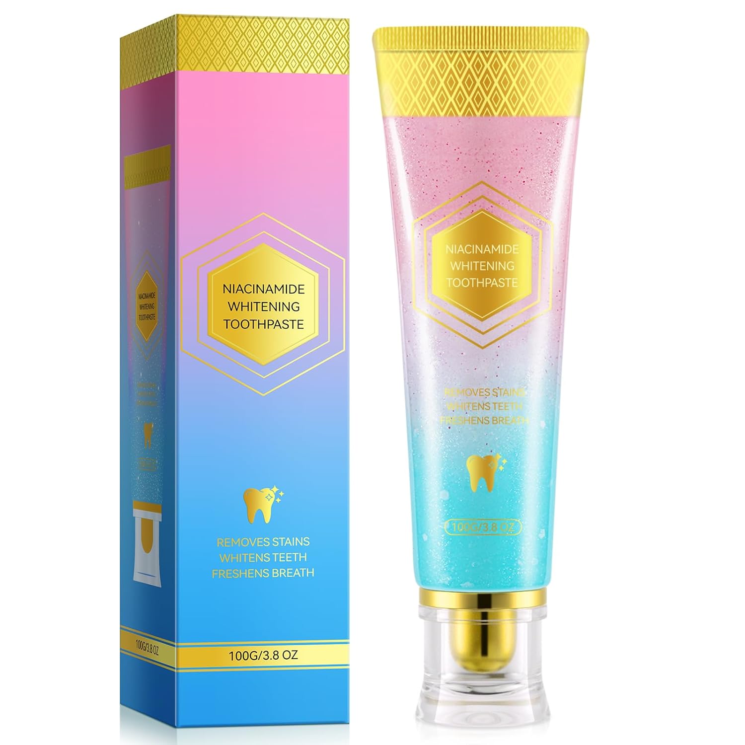 Niacinamide Whitening Toothpaste Niacinamide Toothpaste Effectively Whitens Teeth Protects Tooth Enamel and Freshens Breath for Sensitive Teeth