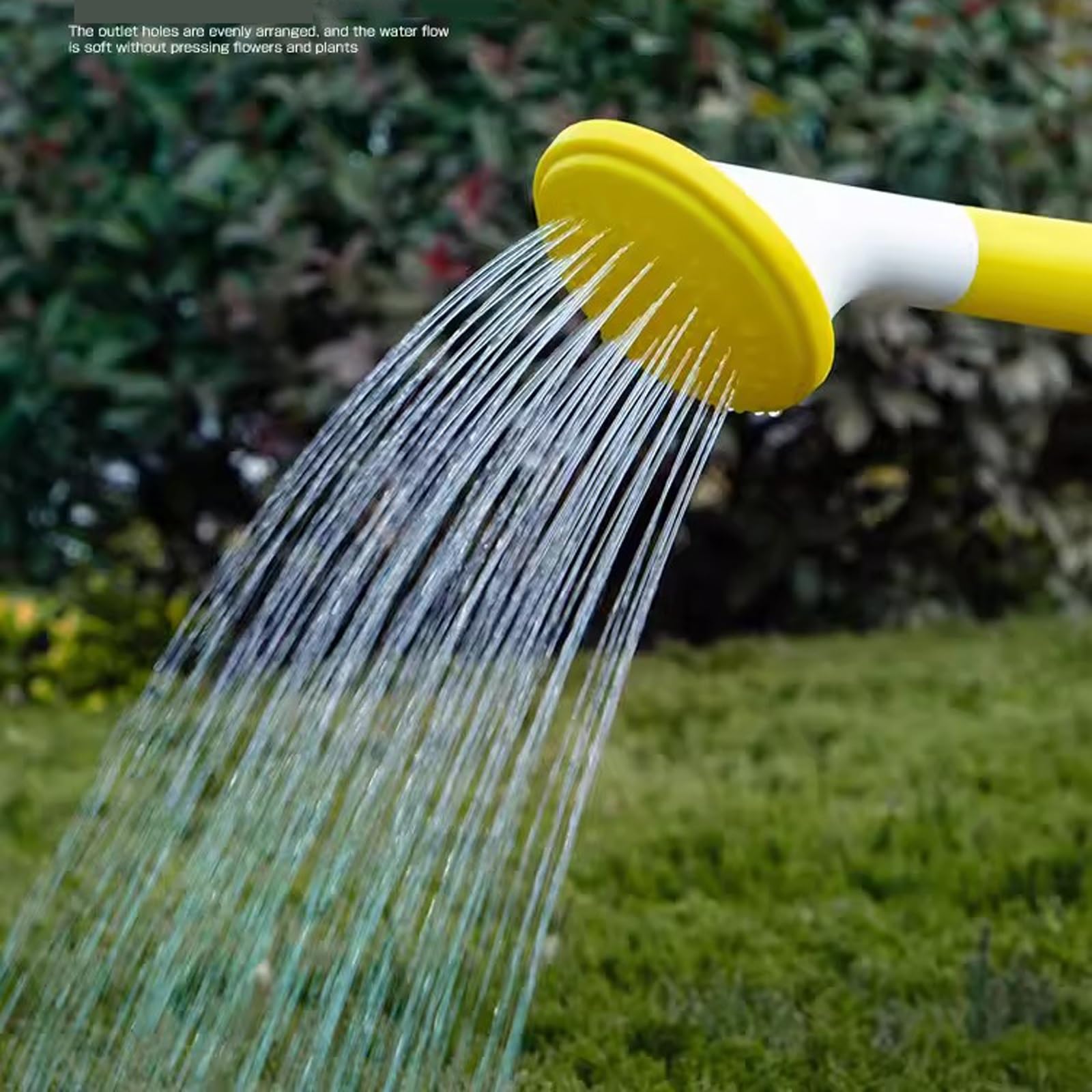 Konewka Konewka o pojemności 1,3 galona na rośliny zewnętrzne, żółte konewki domowe kwiat ogrodowy, plastikowe ze zdejmowaną dyszą i długą wylewką opryskiwacz ogrodowy