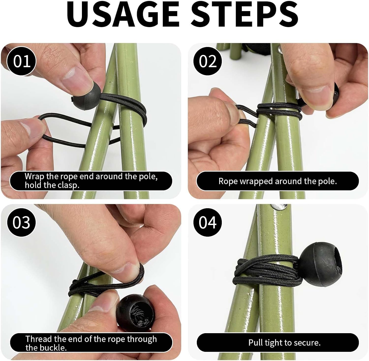 30 Pieces Elastic Bungee Cord with Ball, Bungee Ball, Elastic Sandow for Camping Tents, Tarpaulins, Banners, Household Items, 15 x 10 cm + 15 x 15 cm